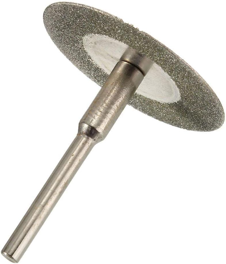 Lukcase 30 Pieces Diamond Cutting Wheel Cut Off Discs Coated Rotary Tools W/Mandrel 22mm for Dremel - Image 4
